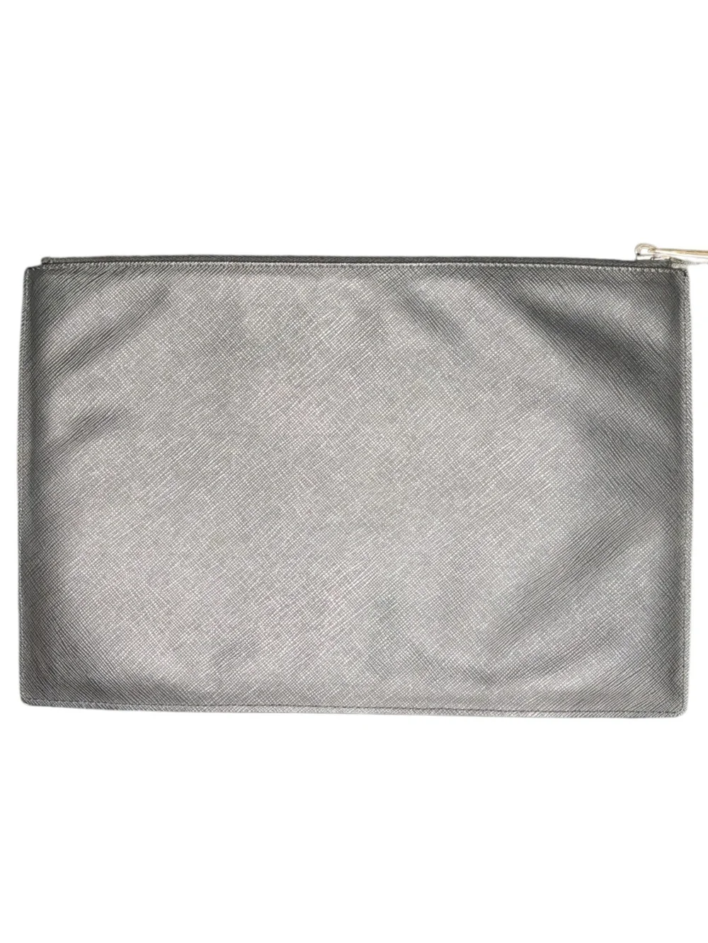Givenchy Rottweiler Print Black Saffiano Leather Medium Pouch Clutch